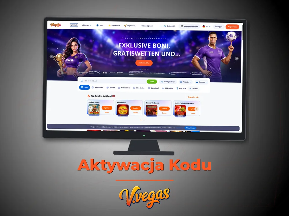 Vulkan Vegas - Aktywacja Kodu