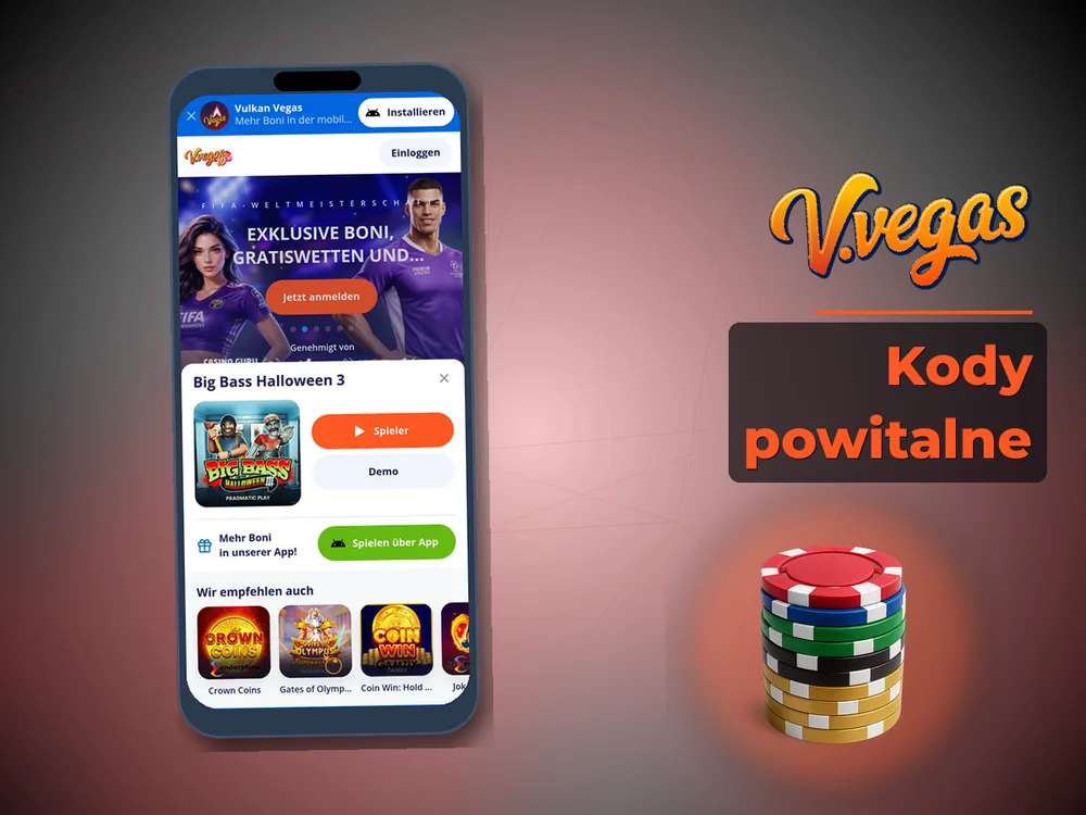 Vulkan Vegas - Kody powitalne