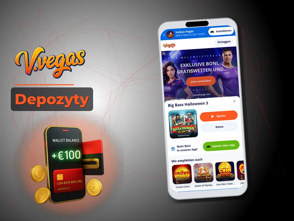 Vulkan Vegas - Depozyty