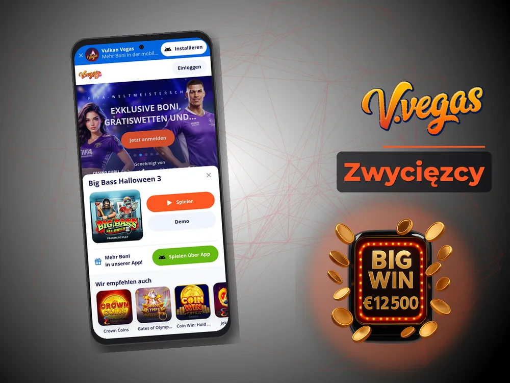 Vulkan Vegas - Zwycięzcy