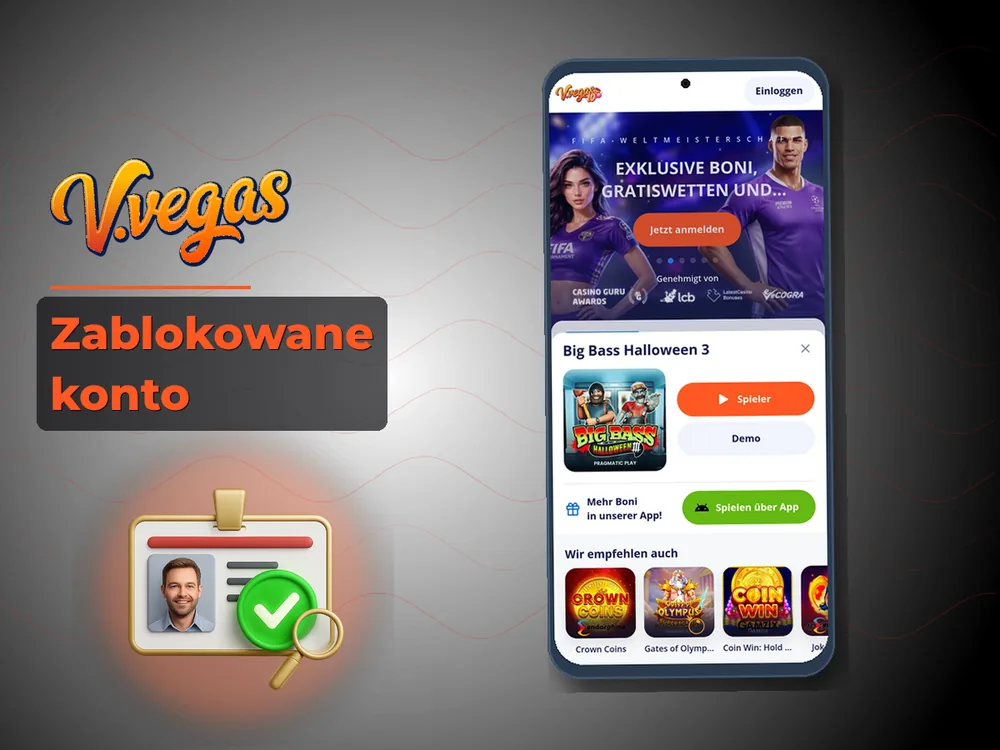 Vulkan Vegas - Zablokowane konto