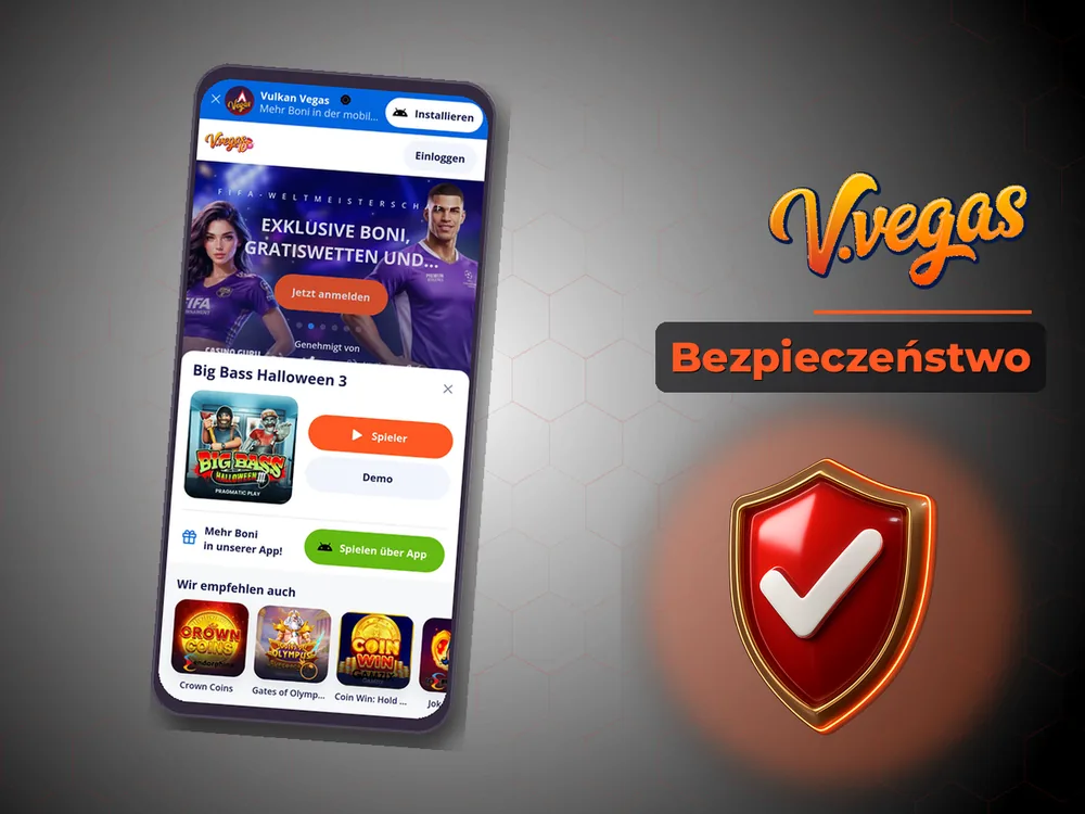 Vulkan Vegas - Bezpieczeństwo