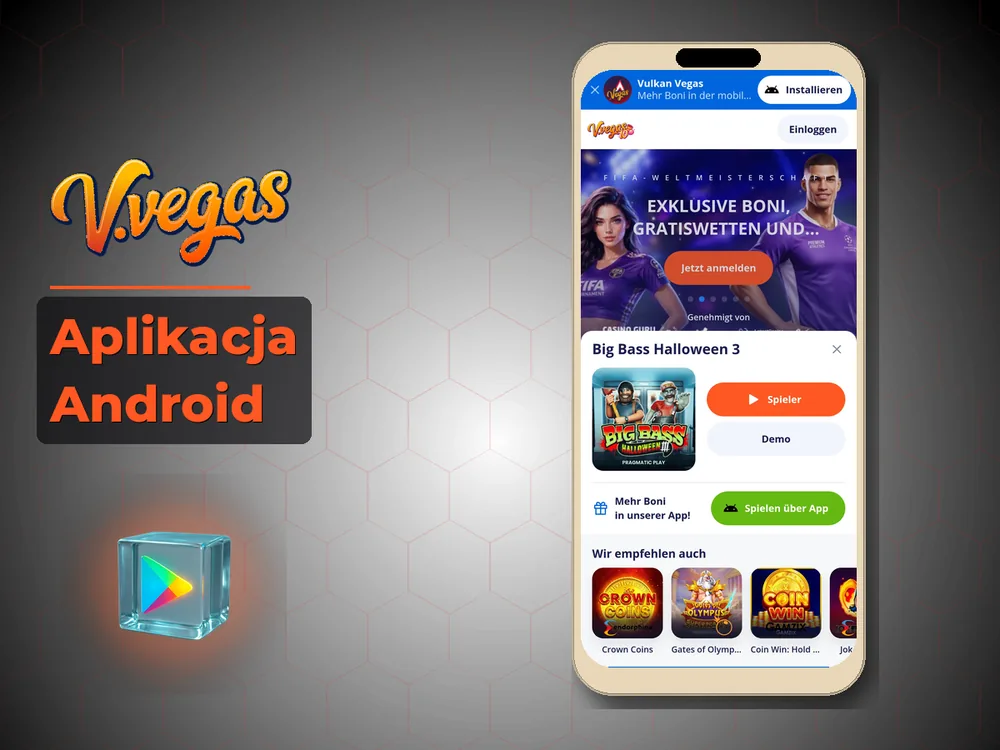 Vulkan Vegas - Aplikacja Android