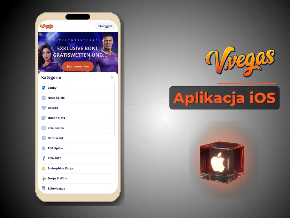 Vulkan Vegas - Aplikacja iOS