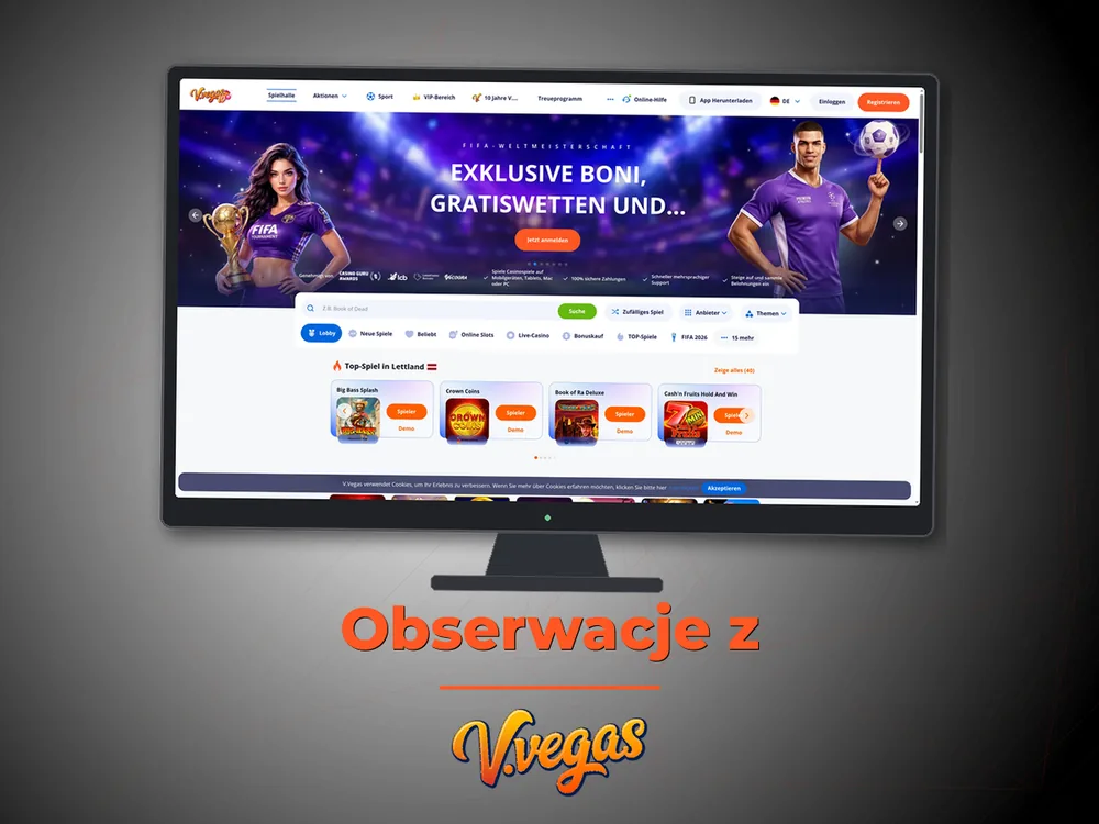Vulkan Vegas - Obserwacje z