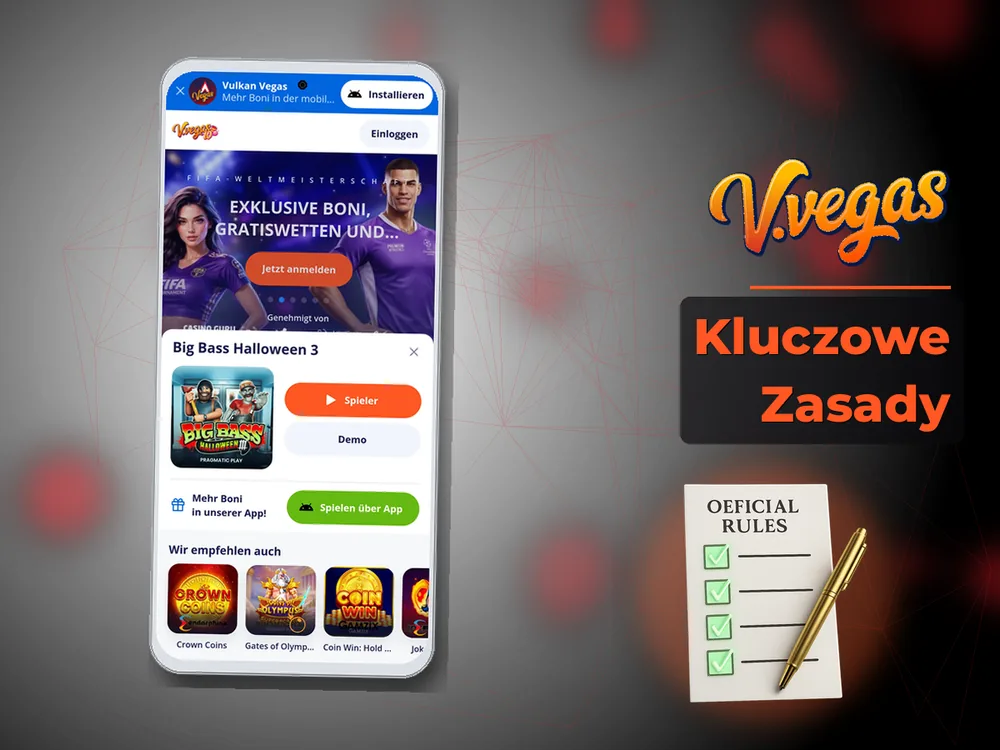 Vulkan Vegas - Kluczowe Zasady
