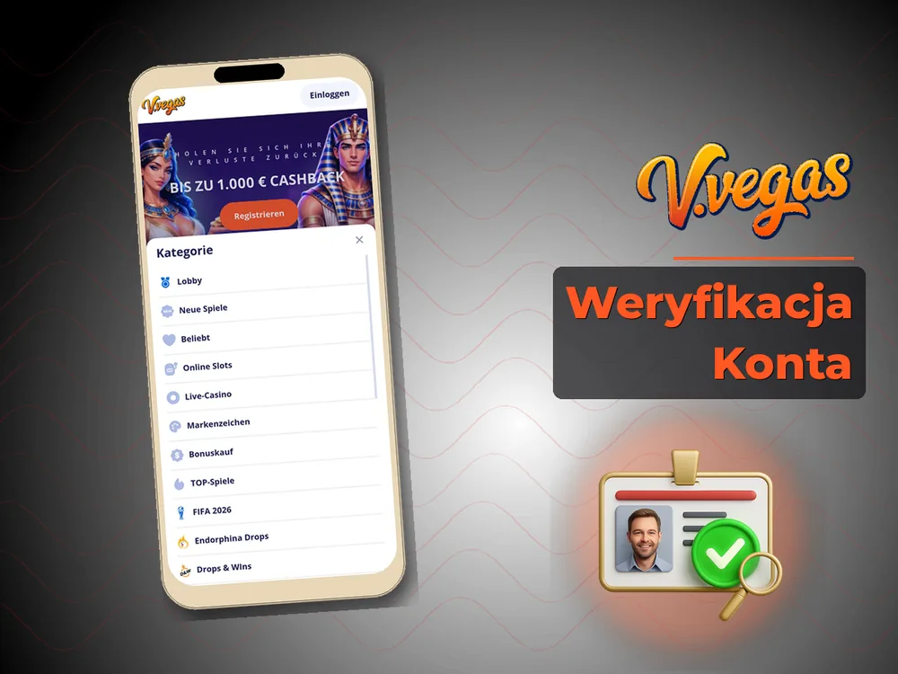 Vulkan Vegas - Weryfikacja Konta