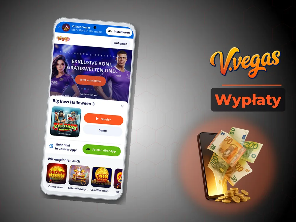 Vulkan Vegas - Wypłaty