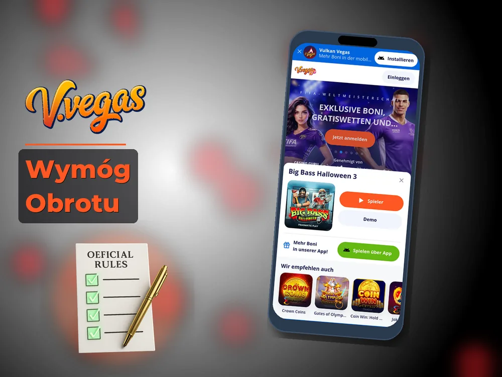 Vulkan Vegas - Wymóg Obrotu
