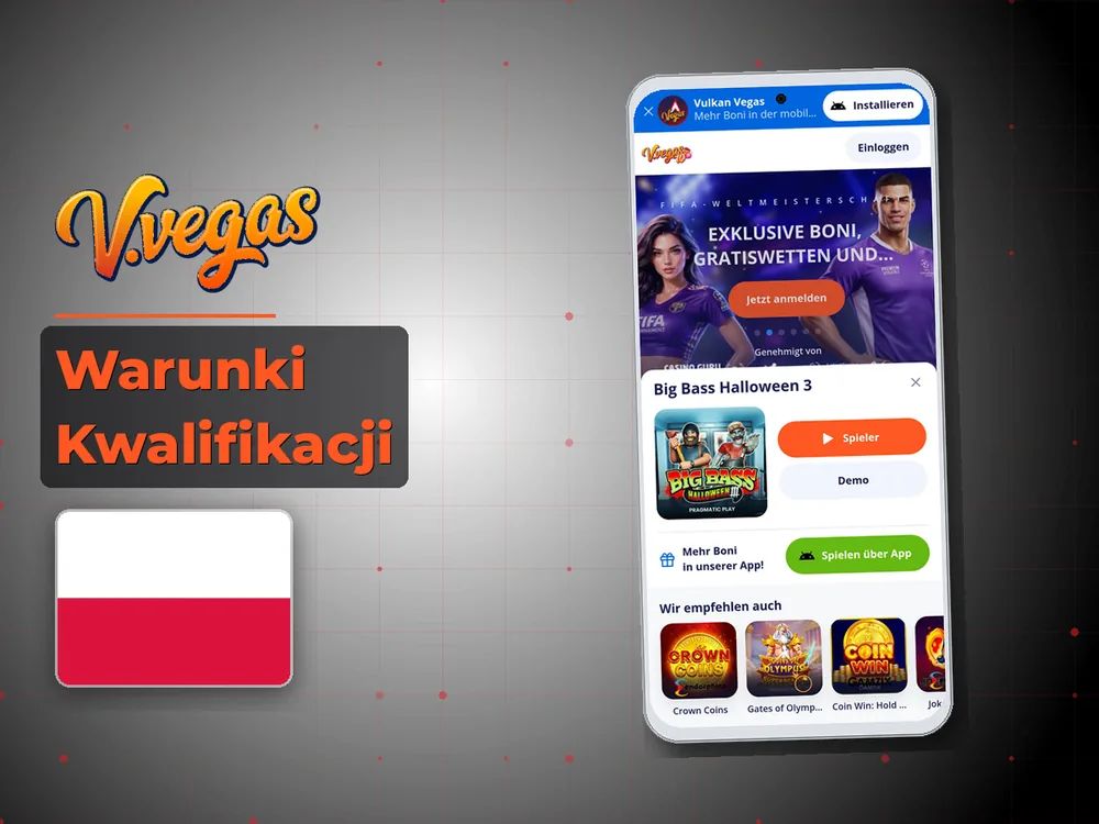 Vulkan Vegas - Warunki Kwalifikacji
