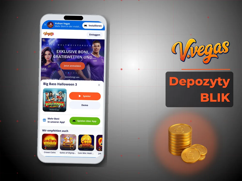 Vulkan Vegas - Depozyty BLIK