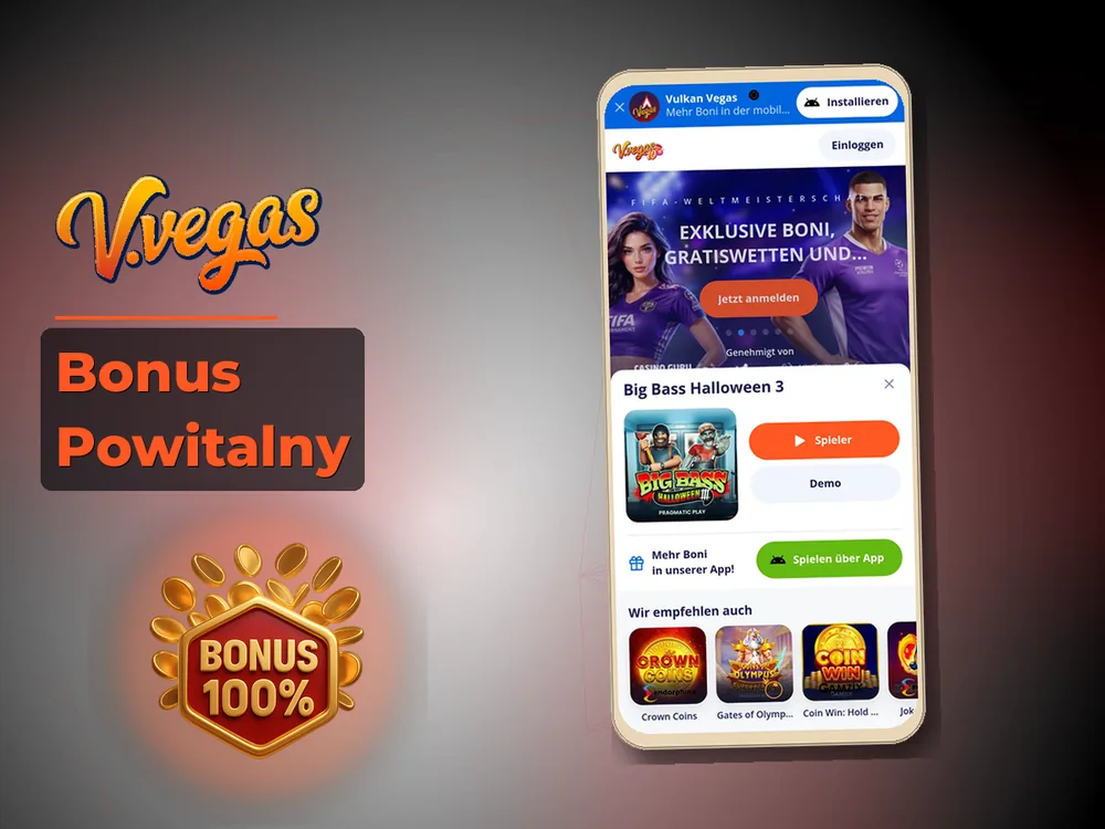 Vulkan Vegas - Bonus Powitalny