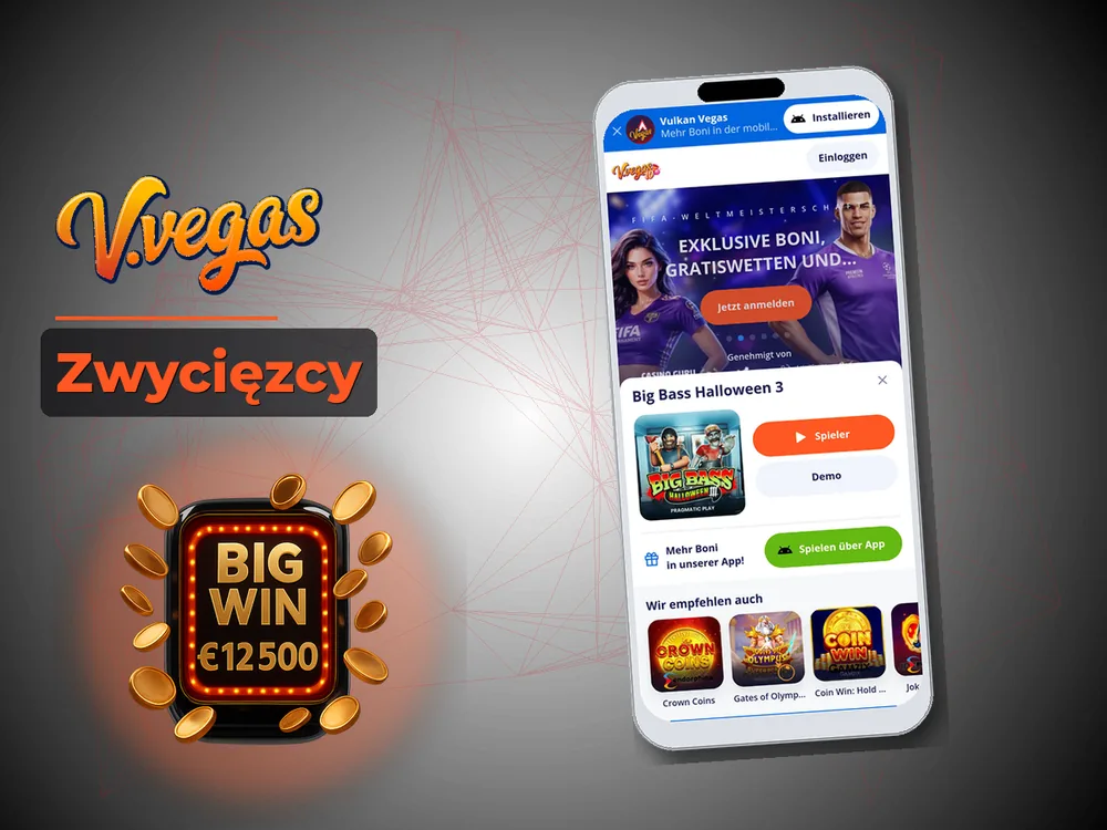 Vulkan Vegas - Zwycięzcy