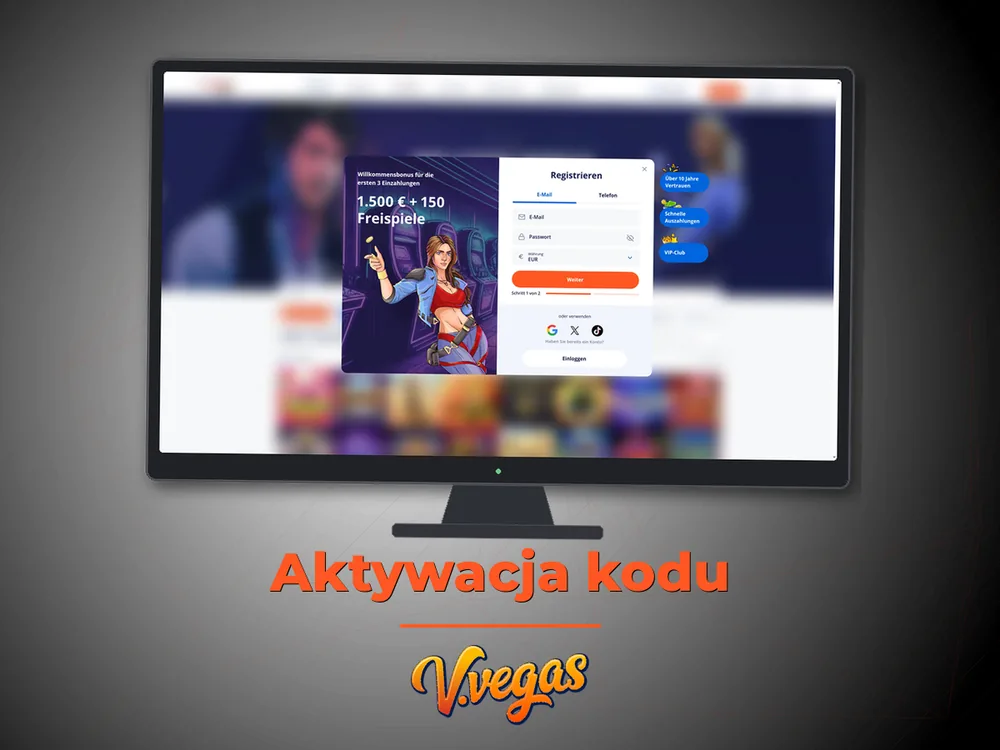 Vulkan Vegas - Aktywacja kodu