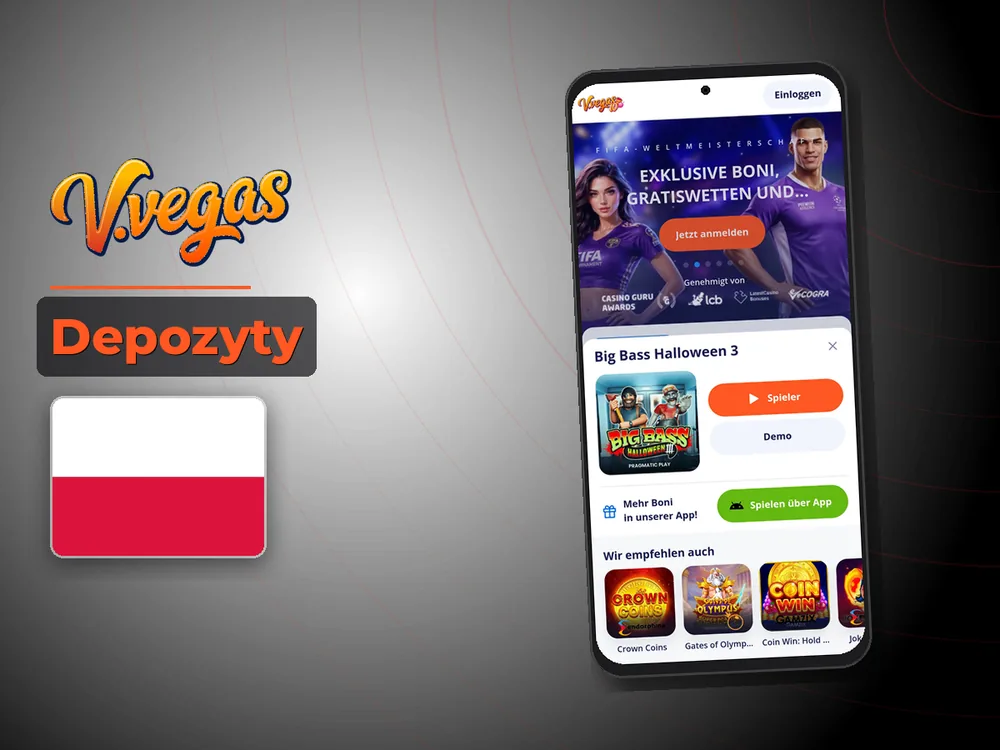 Vulkan Vegas - Depozyty