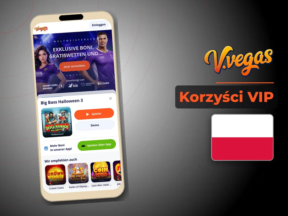 Vulkan Vegas - Korzyści VIP