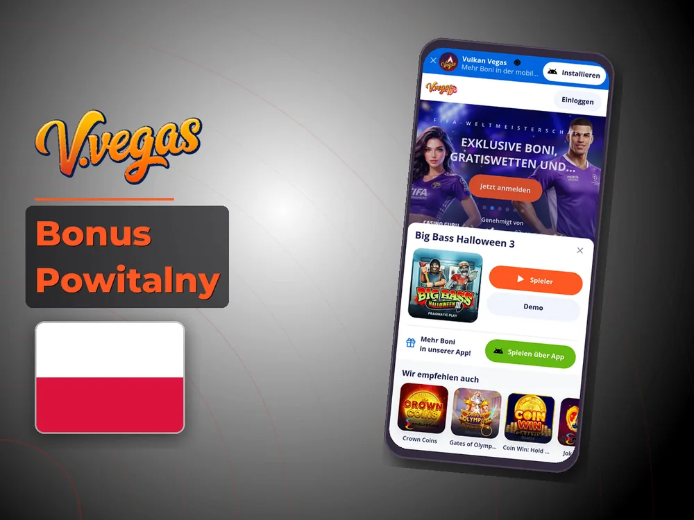 Vulkan Vegas - Bonus Powitalny