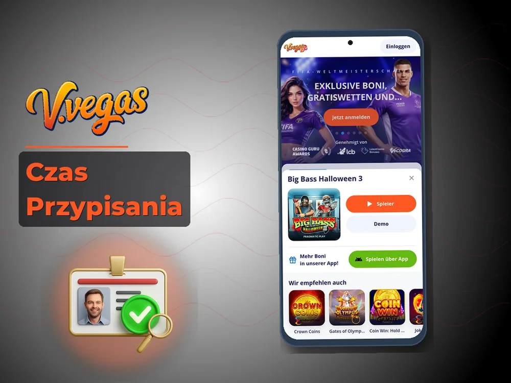 Vulkan Vegas - Czas Przypisania