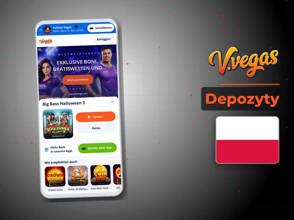 Vulkan Vegas - Depozyty